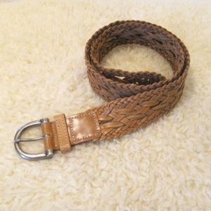 CALVIN KLEIN Braided  Leather Belt